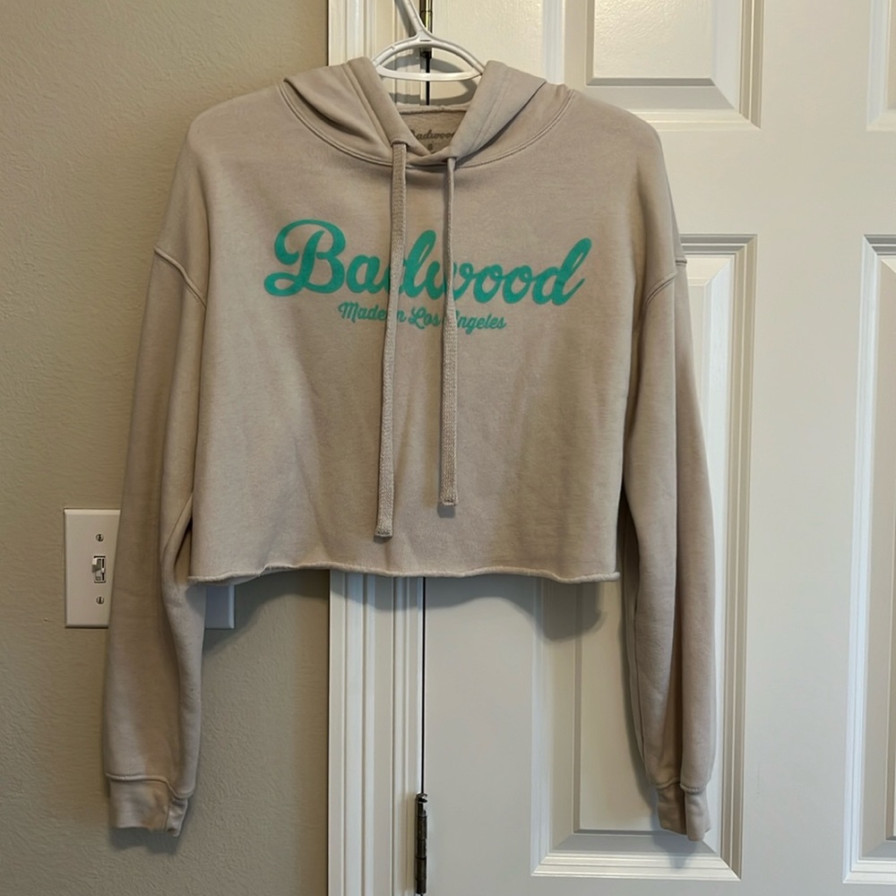 badwood cropped hoodie
